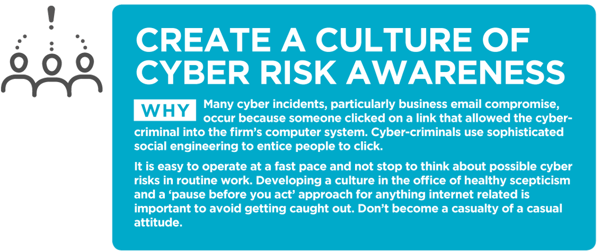 Create a Culture of Cyber Risk Awareness